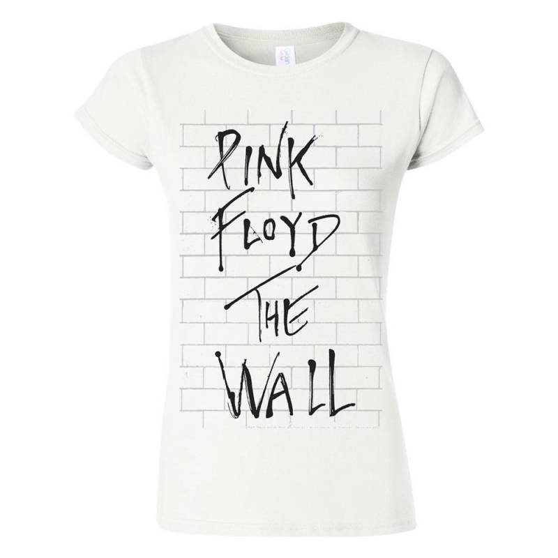 The Wall Tshirt Damen Weiss XL von Pink Floyd