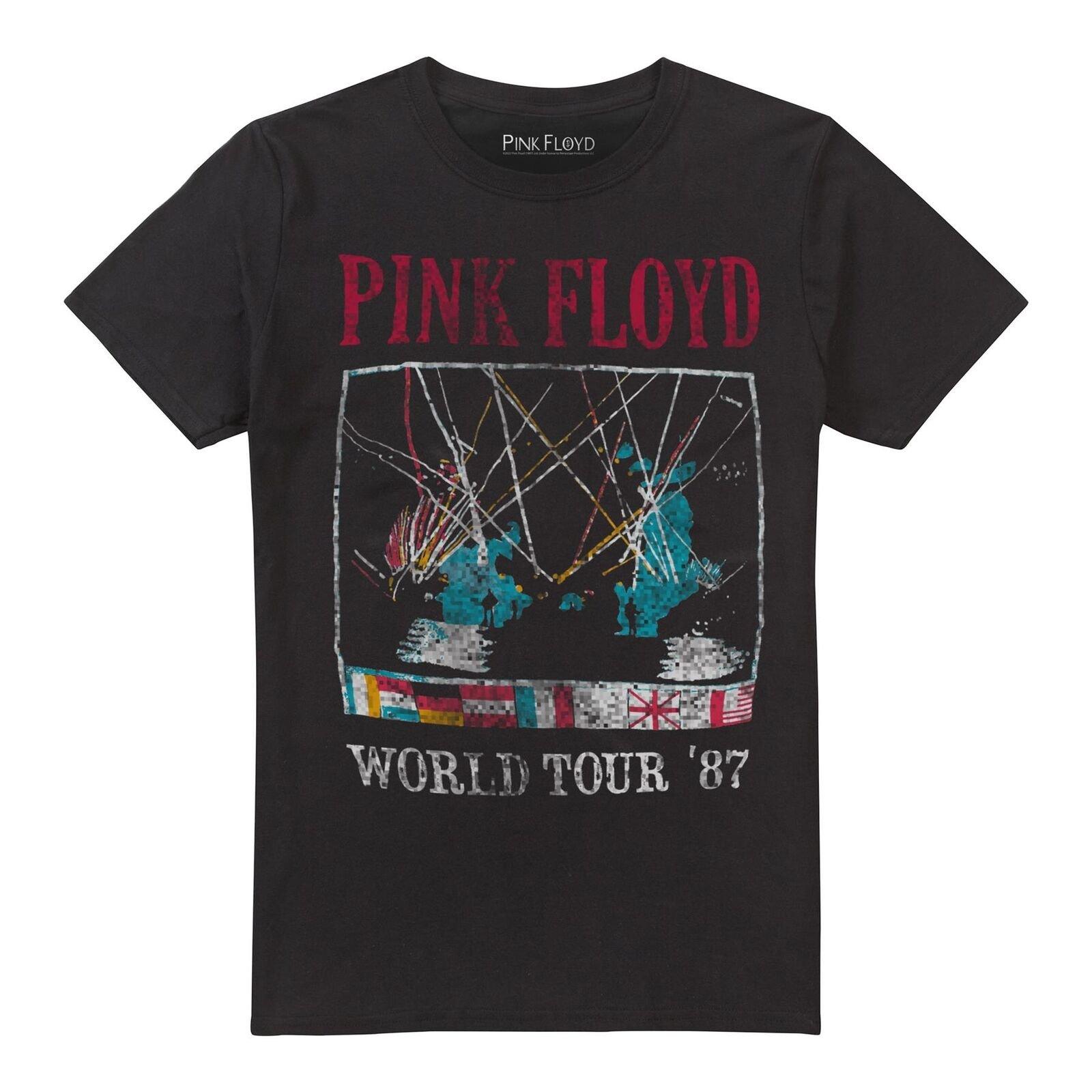 World Tour Tshirt Herren Schwarz M von Pink Floyd