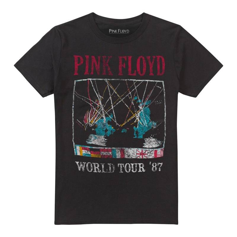 World Tour Tshirt Herren Schwarz XXL von Pink Floyd