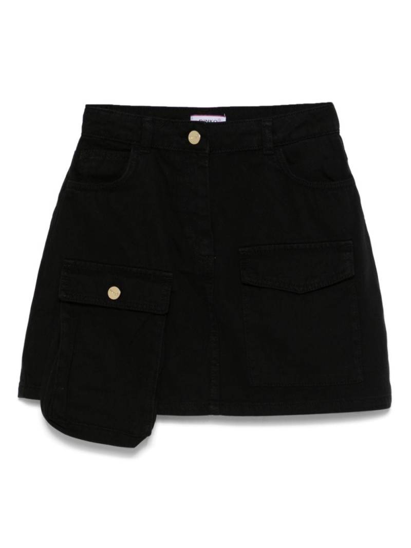 Pinko Kids cargo mini skirt - Black von Pinko Kids