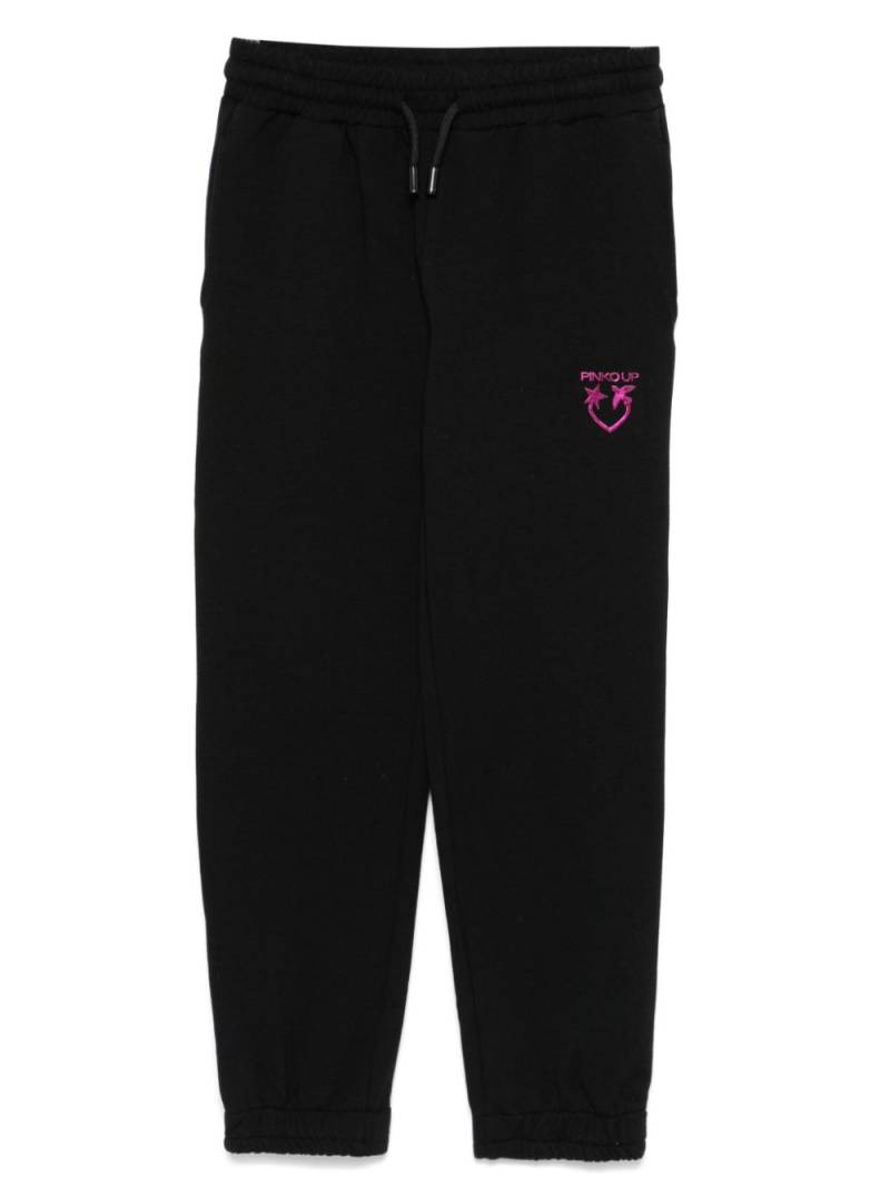 Pinko Kids fleece track pants - Black von Pinko Kids