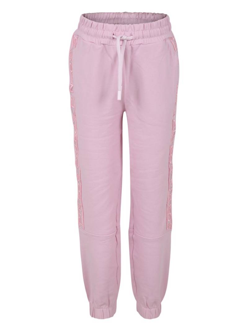 Pinko Kids logo-embroidered track pants von Pinko Kids