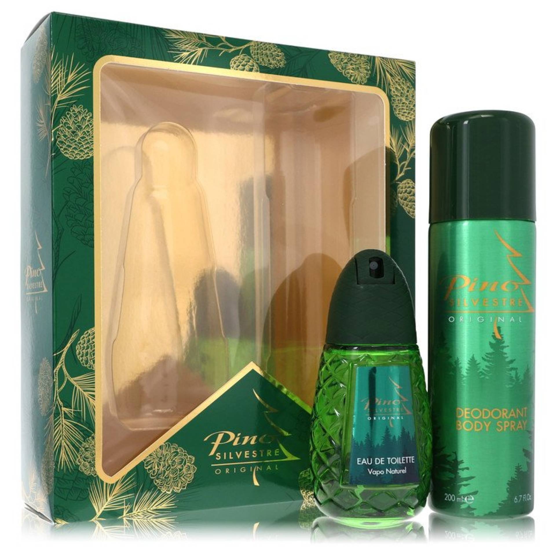 Pino Silvestre PINO SILVESTRE Gift Set -- 124 ml Eau De Toiette Spray + 198 ml Body Spray von Pino Silvestre