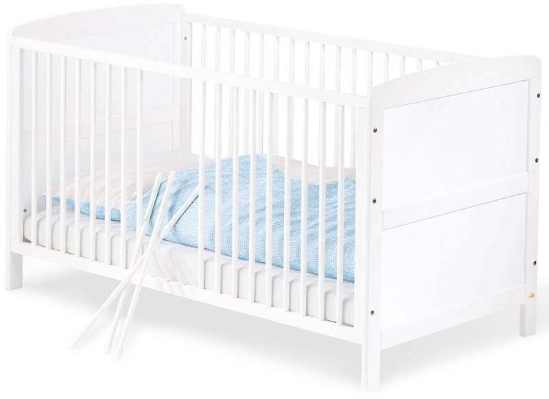 Pinolino® Babybett »Viktoria«, Made in Europe, Liegefläche 3-fach verstellbar, mit Schlupfsprossen von Pinolino®