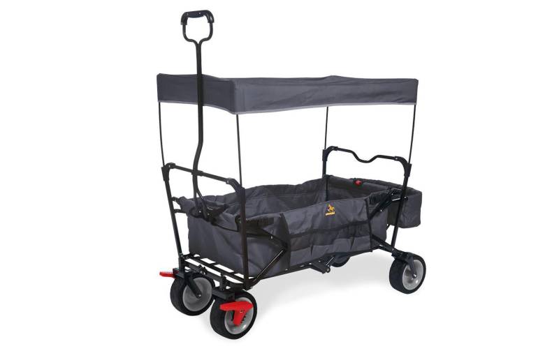 Pinolino® Transportwagen »Leiterwagen Paxi dlx mit Bremse«, (Mit Bremse, Sonnendach, Tragetasche und Hecktasche) von Pinolino®