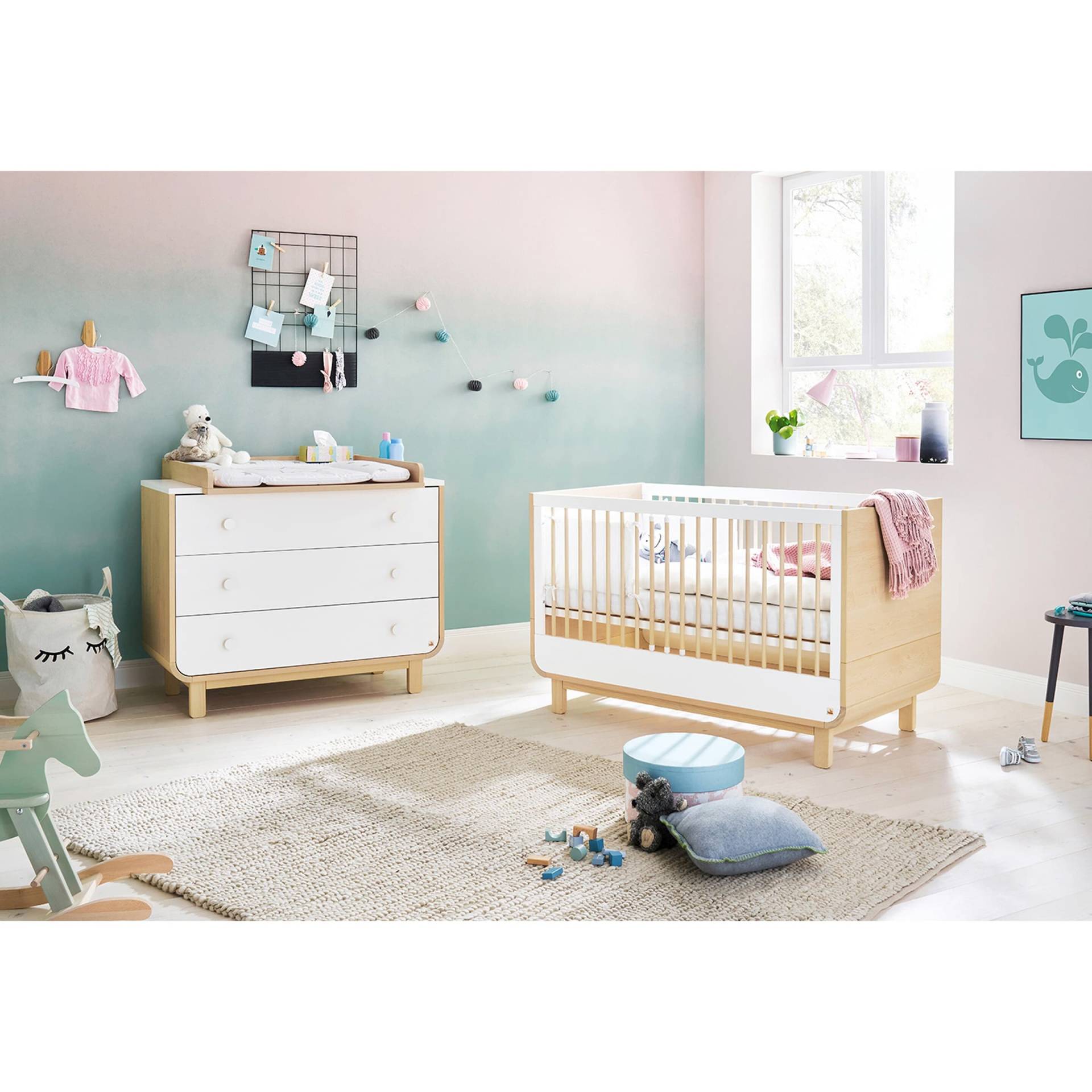 2-tlg. Babyzimmer Round breit von Pinolino