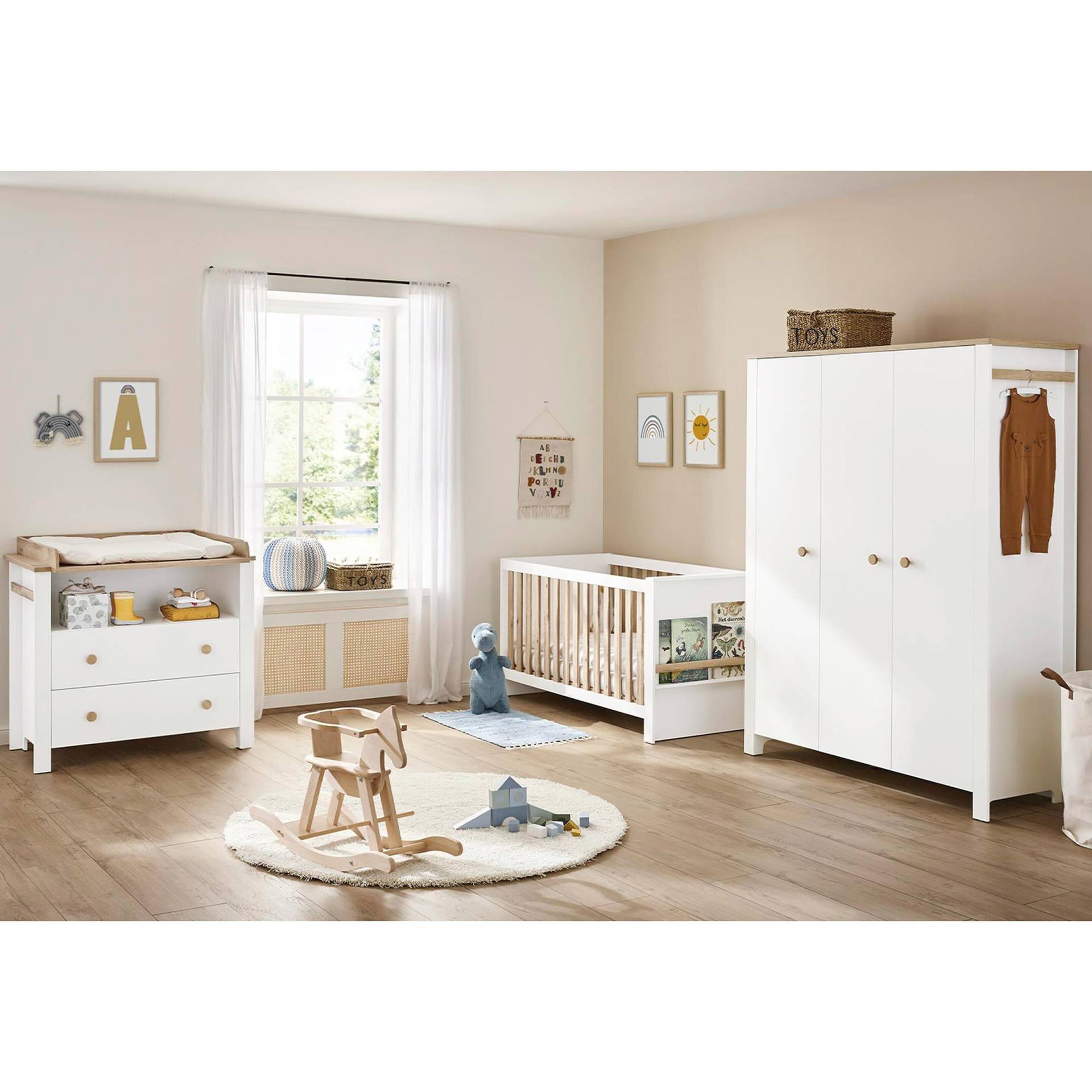 3-tlg. Babyzimmer Lova breit von Pinolino