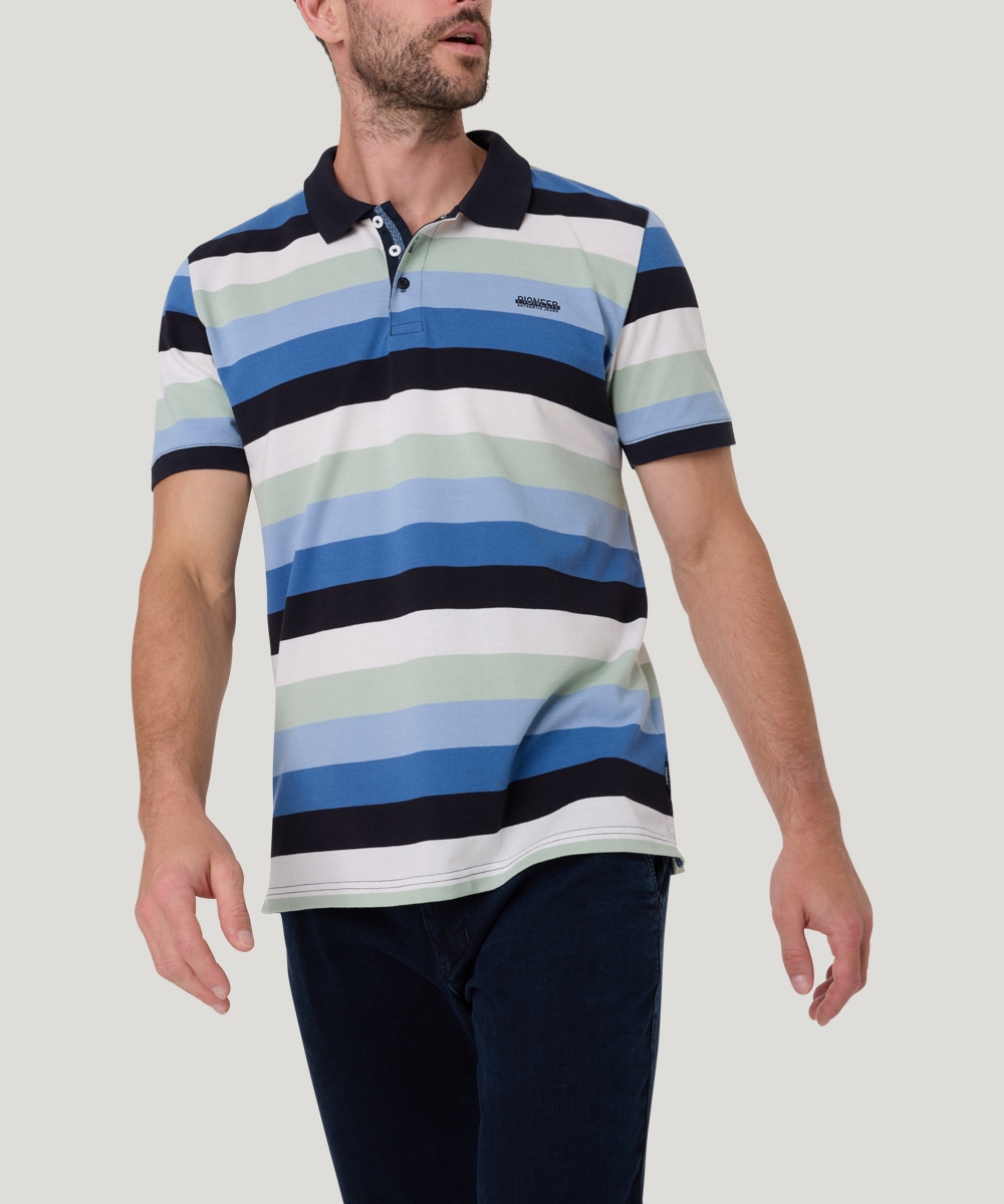 Pioneer Authentic Jeans Poloshirt, mit Streifenmuster Pioneer Authentic Jeans Poloshirt, mit Streifenmuster von Pioneer Authentic Jeans