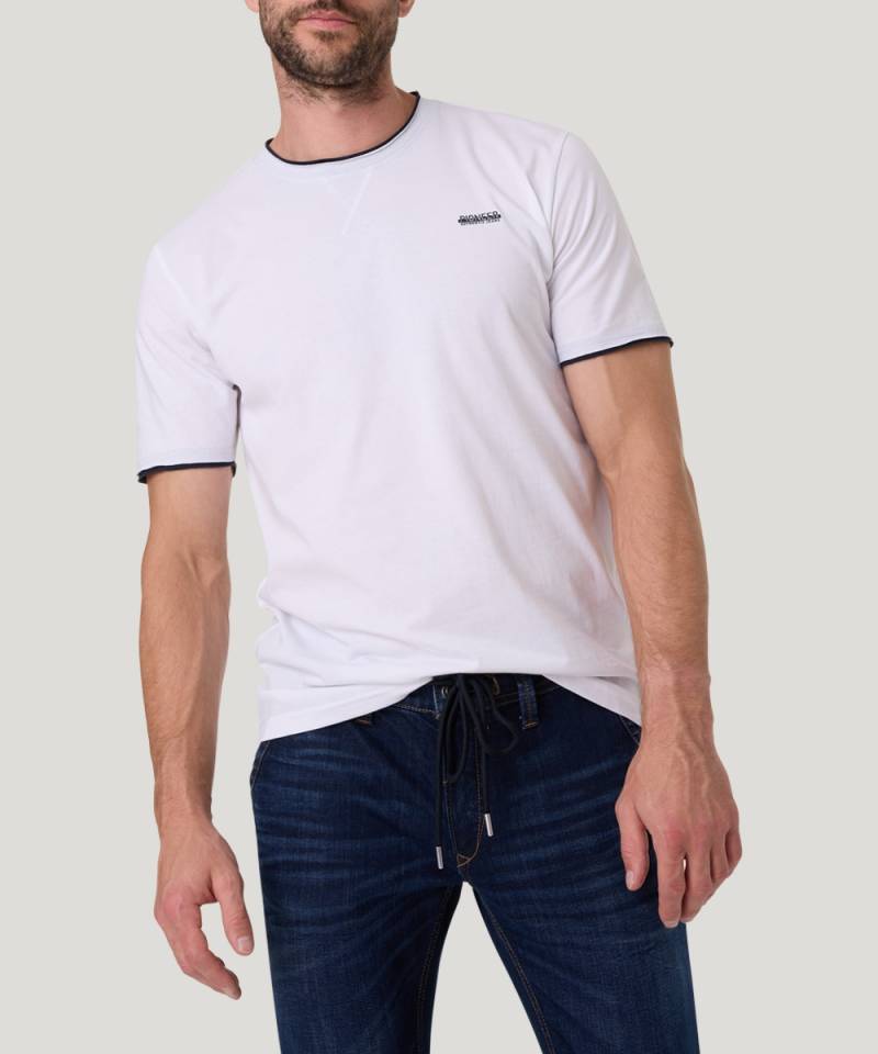 Pioneer Authentic Jeans T-Shirt, mit kontrastfarbenen Details von Pioneer Authentic Jeans