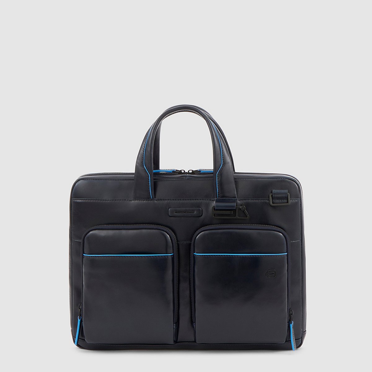 B2 Revamp - Schmale Laptoptasche 14" mit iPad-Halter in Nachtblau von Piquadro