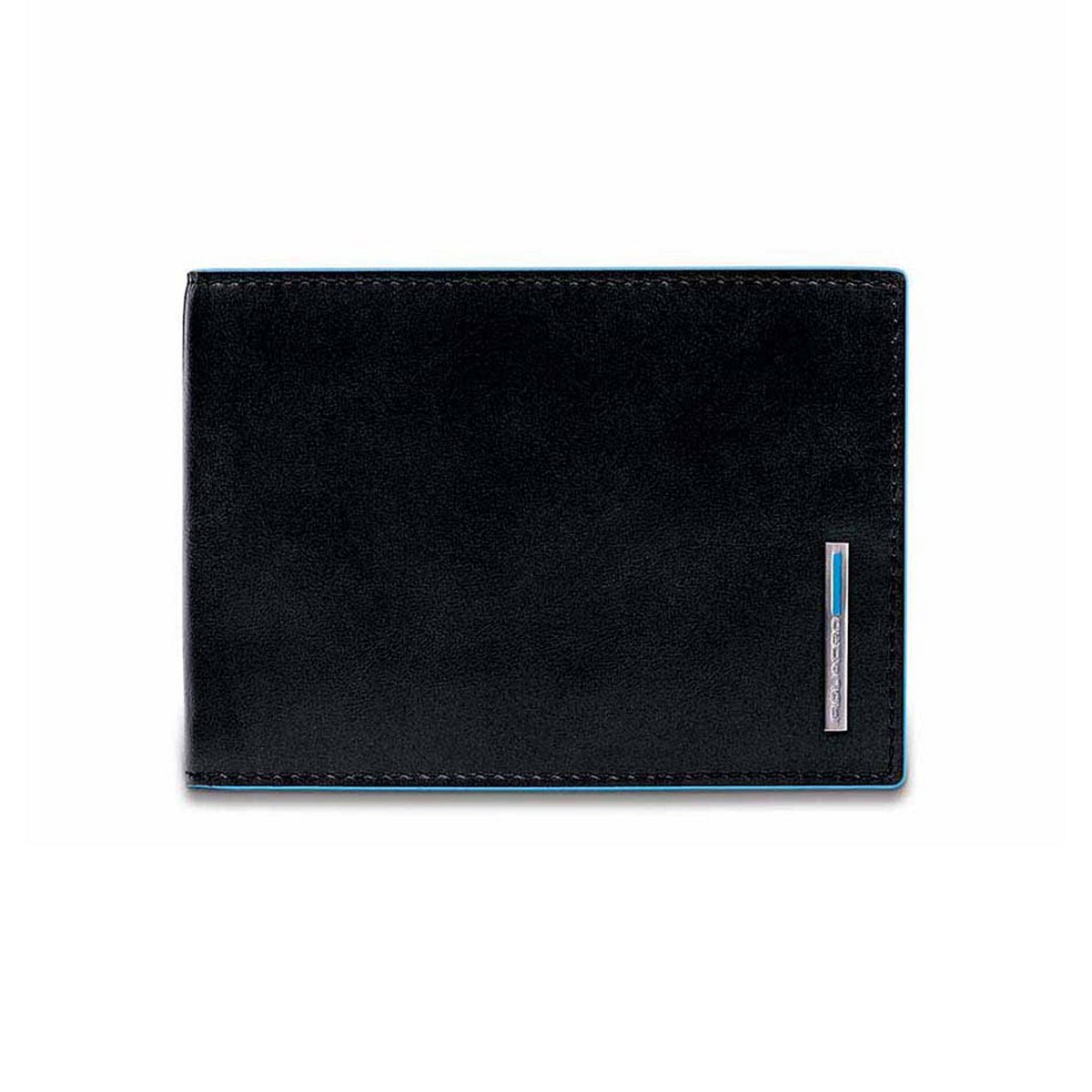 Blue Square - Herrenbrieftasche mit Klapp-Ausweisfenster in Schwarz von Piquadro