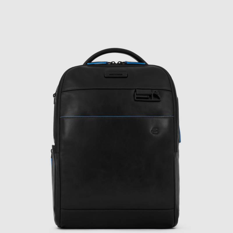 Blue Square - Laptoprucksack 14" mit iPad®-Fach in Schwarz von Piquadro