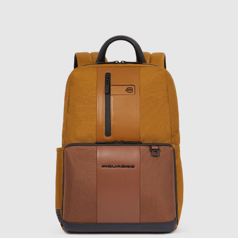 Brief 2 Special - Lederrucksack S mit Laptopfach 14" in Braun von Piquadro