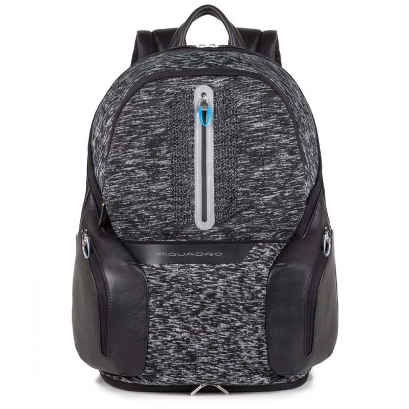 Coleos – Laptoprucksack mit iPad®10,5’’/iPad 9,7”-Fach und Power Bank in schwarz von Piquadro