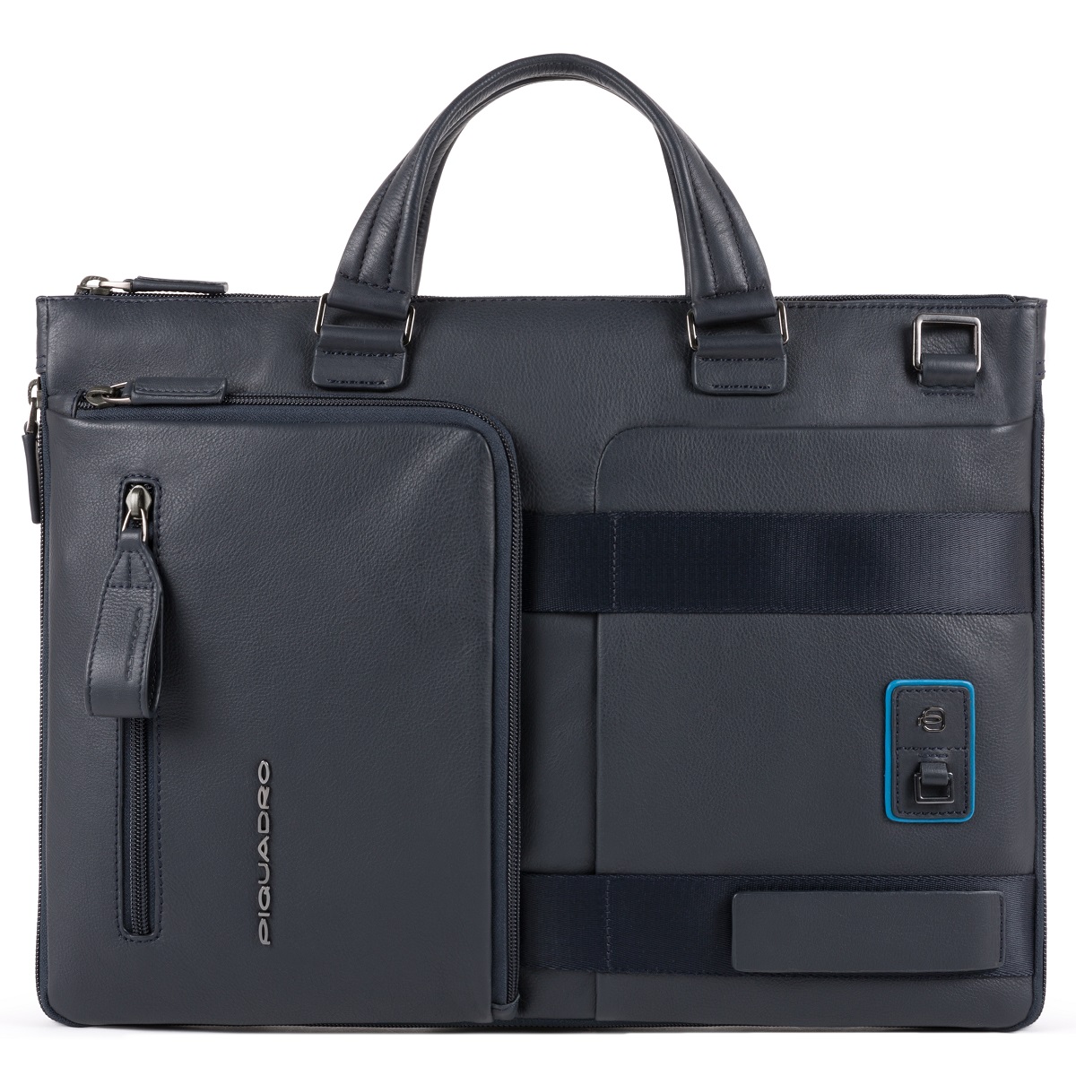 EOL Dioniso - Schmale ausdehnbare Kurzgrifflaptoptasche in Nachtblau EOL Dioniso - Schmale ausdehnbare Kurzgrifflaptoptasche in Nachtblau von Piquadro