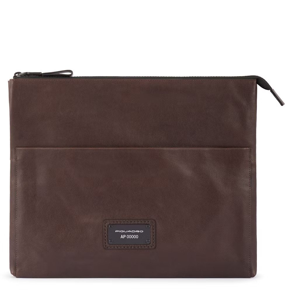 Handgelenktasche mit iPad®Pro 12.9"-Fach in dunkelbraun von Piquadro