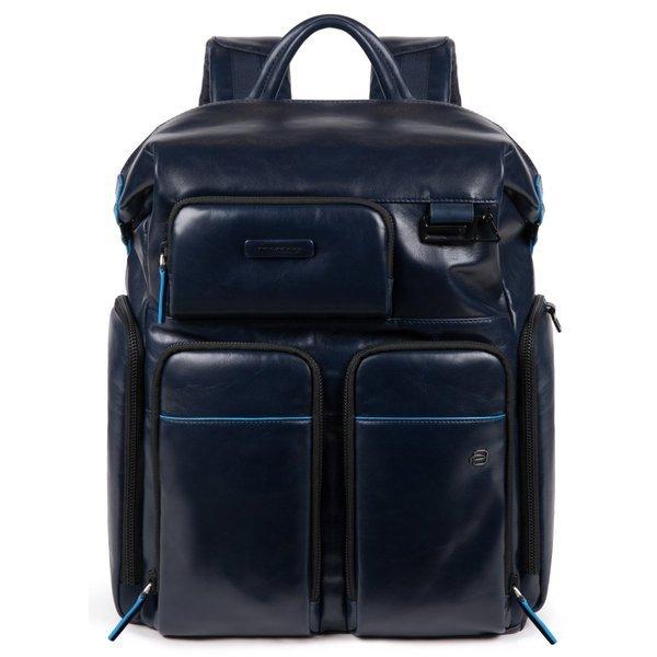 B2 Revamp - Fast-check Laptoprucksack Mit Ipad®-fach Und Regenschutz Blau Damen Blau von Piquadro