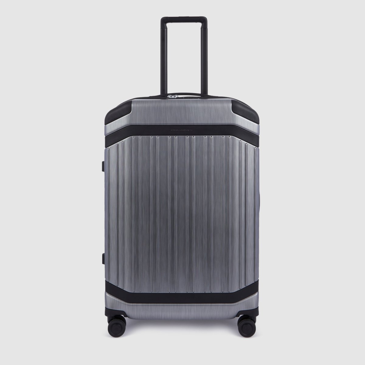 PQ-Light - Premium Mittelgrosser Hartschalentrolley Grau/Leder PQ-Light - Premium Mittelgrosser Hartschalentrolley Grau/Leder von Piquadro