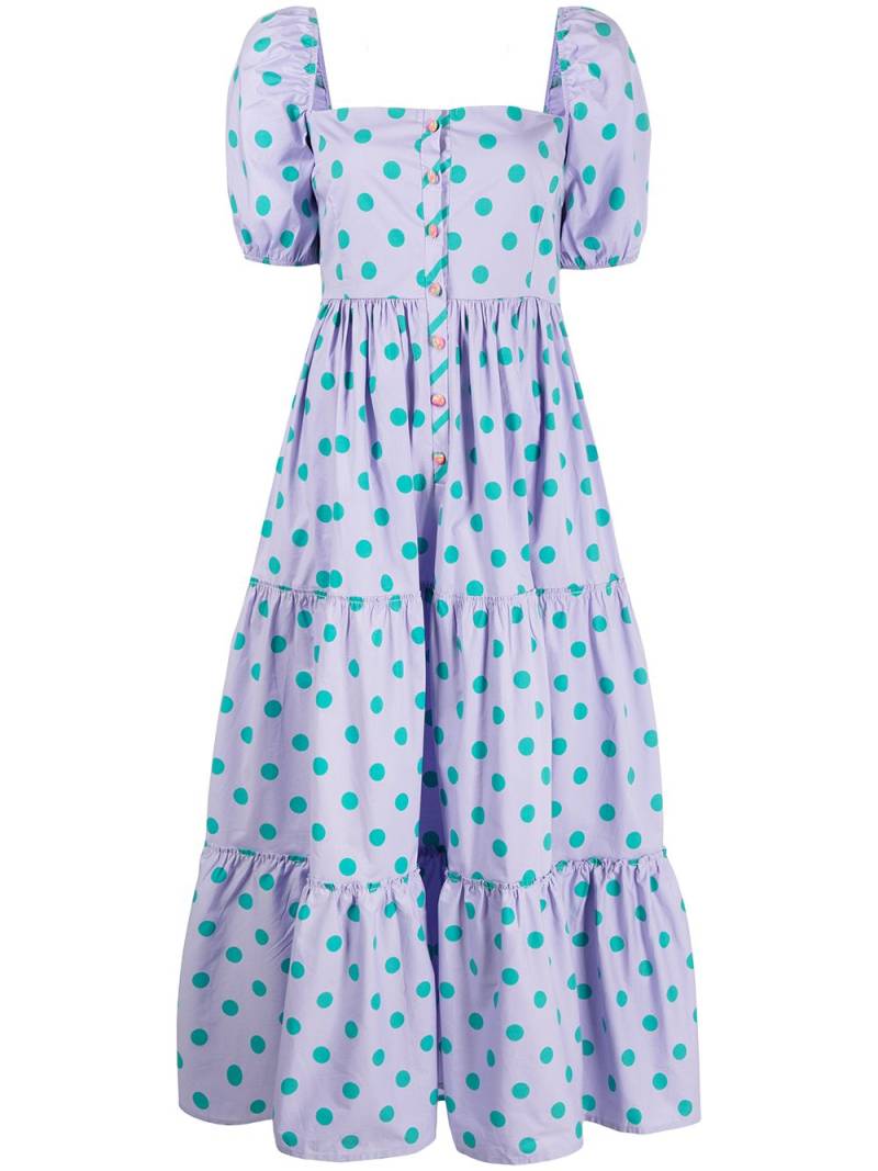 Pitusa Play Praire polka dot dress - Purple von Pitusa