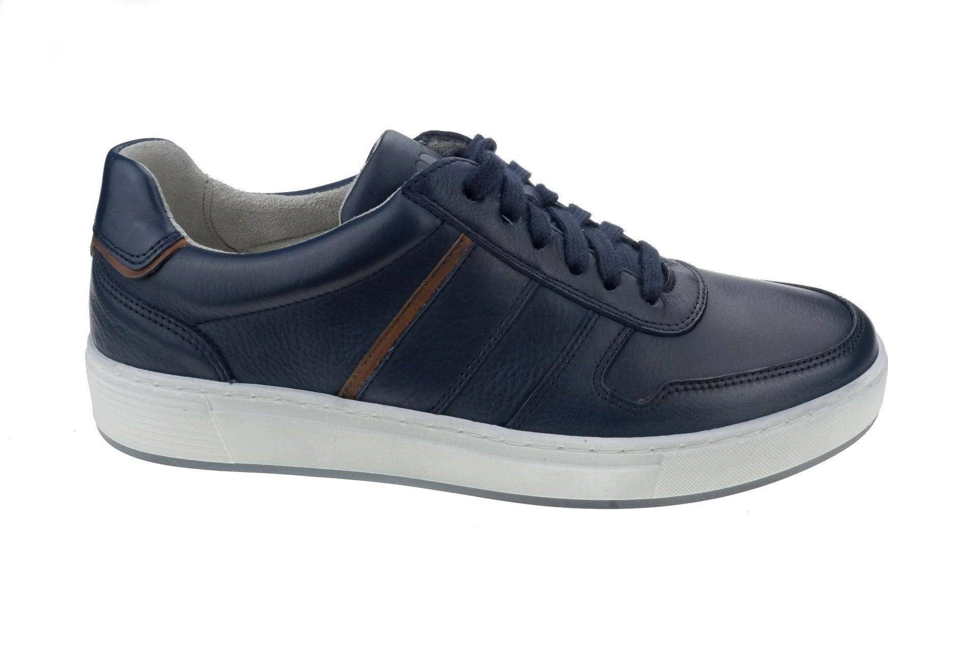 Leder Sneaker Herren Blau 41 von Pius Gabor