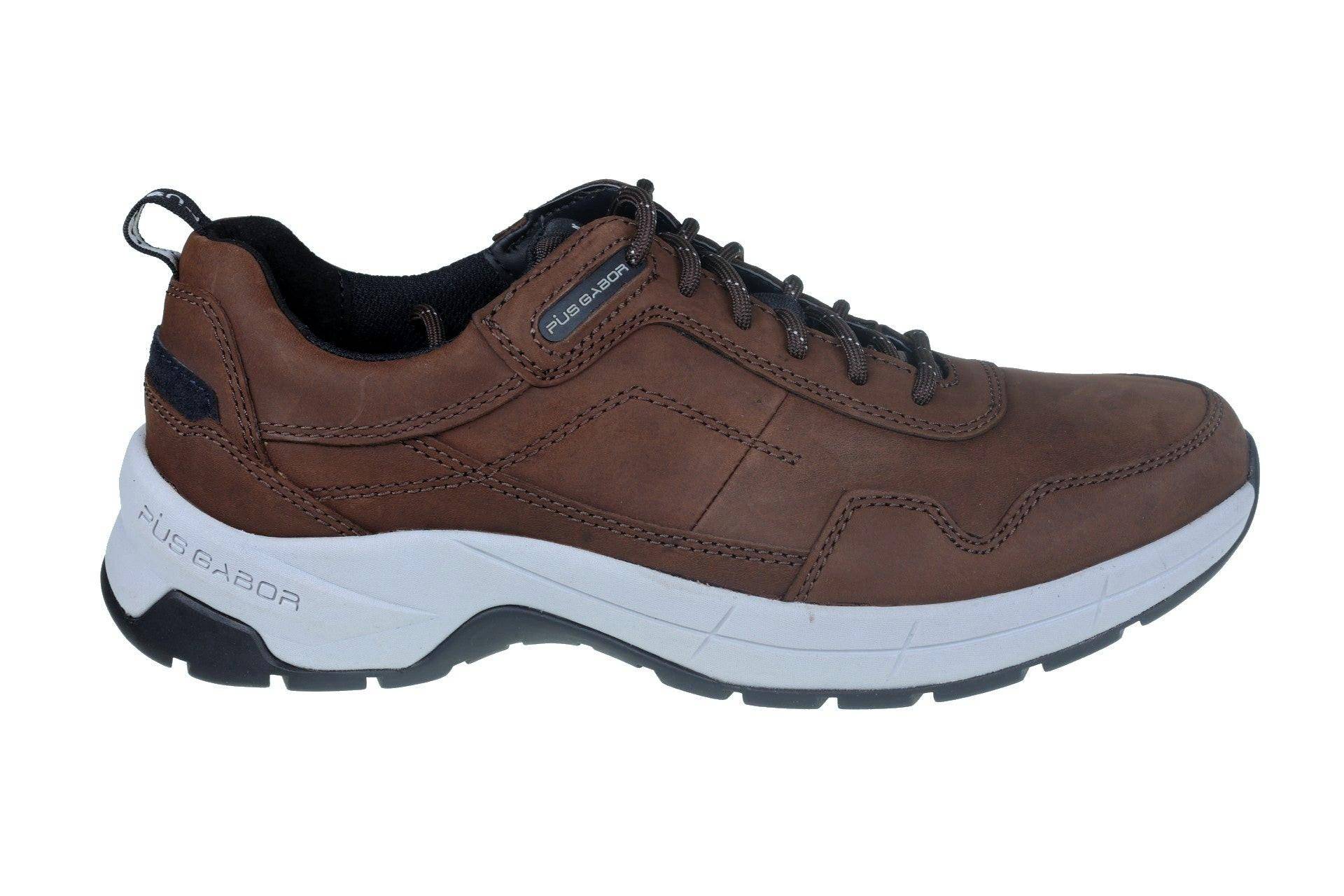 Nubuk Sneaker Herren Braun 40 von Pius Gabor