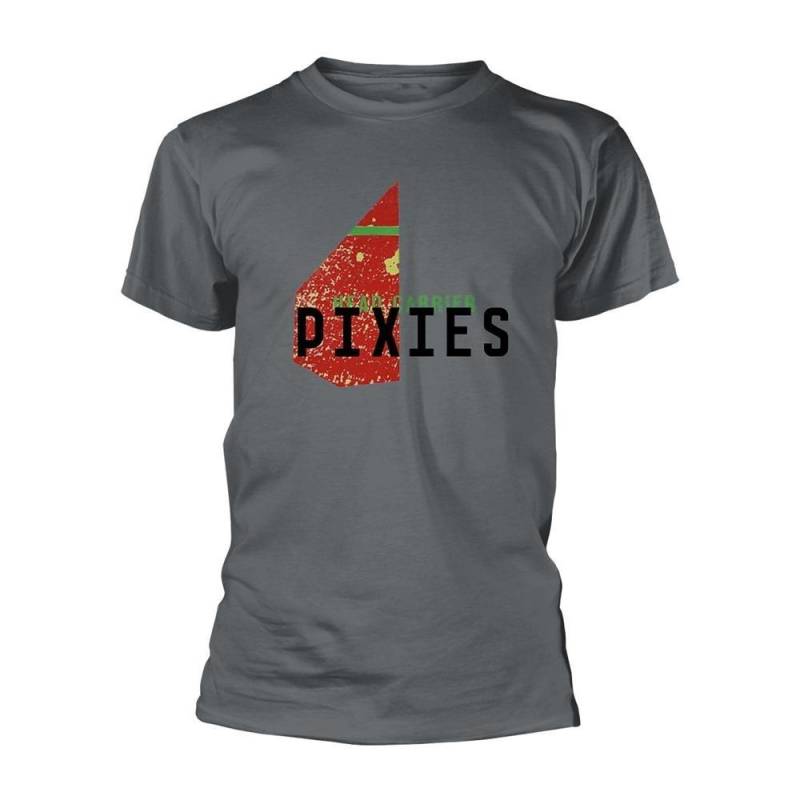 Head Carrier Tshirt Damen Grau M von Pixies