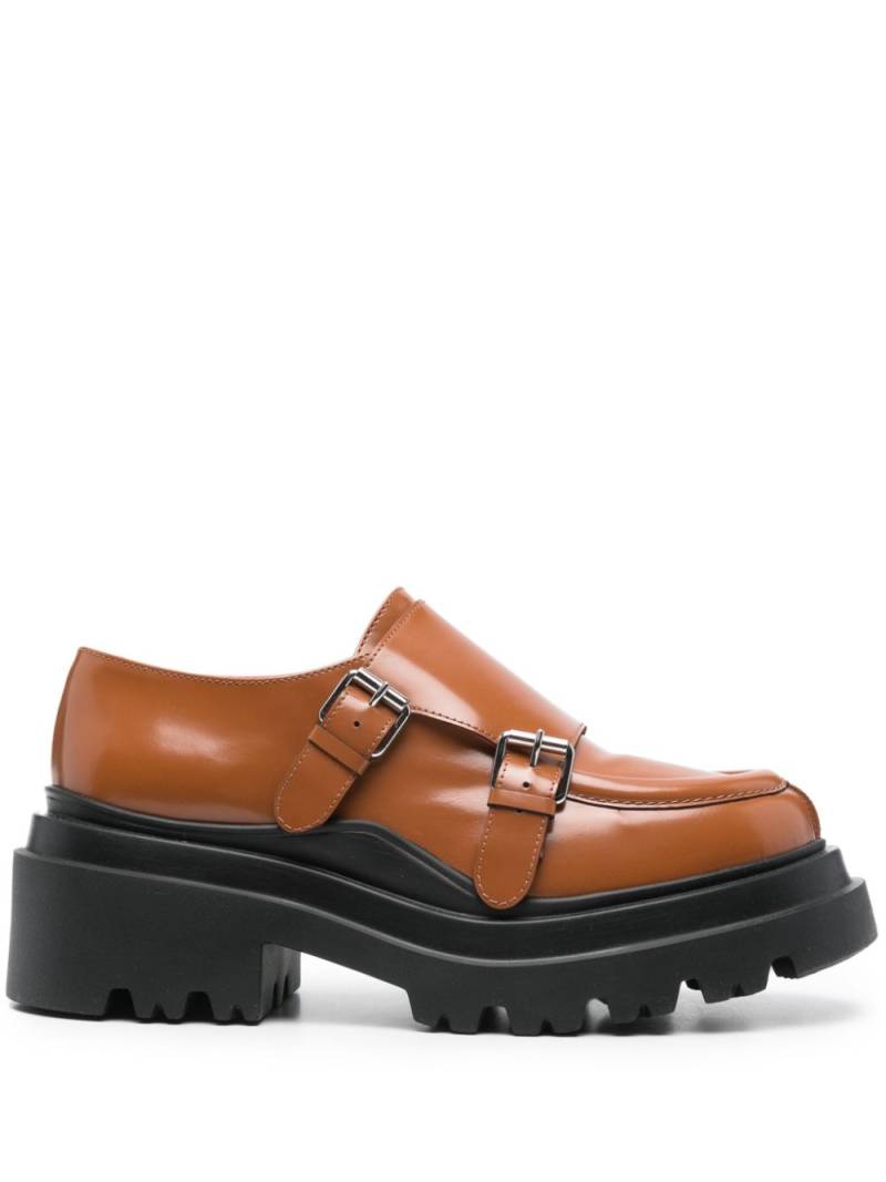 Plan C buckled loafers - Brown von Plan C