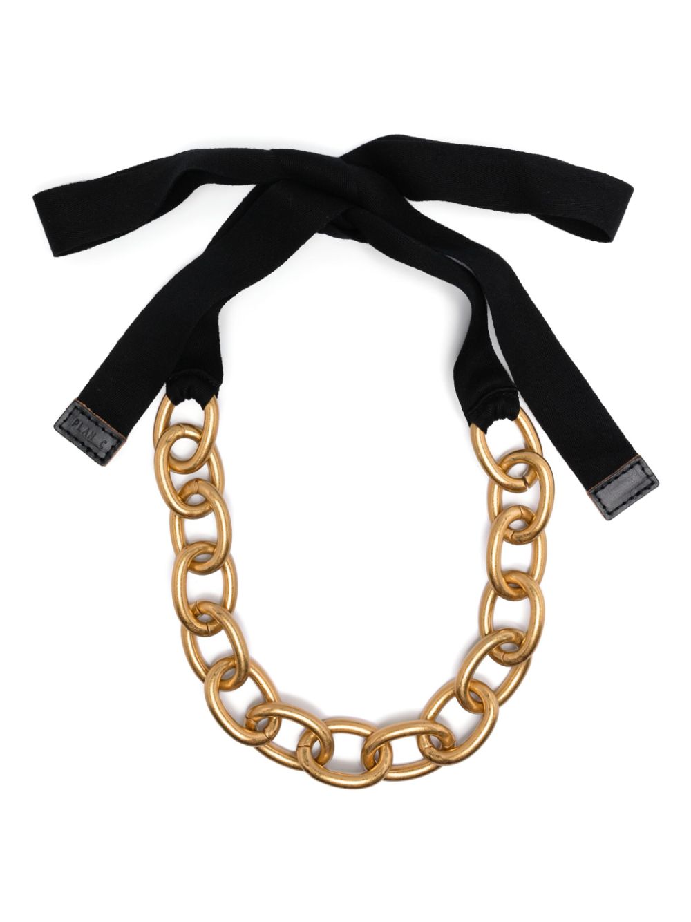 Plan C chain-link choker - Black von Plan C