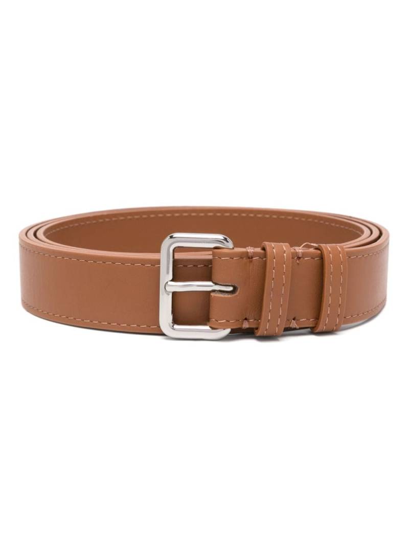 Plan C leather belt - Brown von Plan C