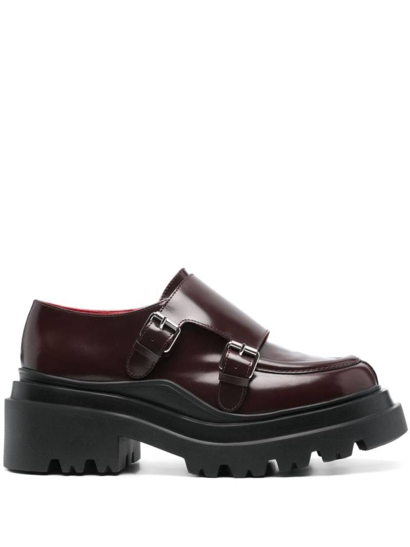 Plan C leather loafers - Brown von Plan C