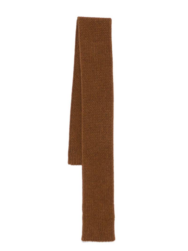 Plan C rectangle-shape scarf - Brown von Plan C