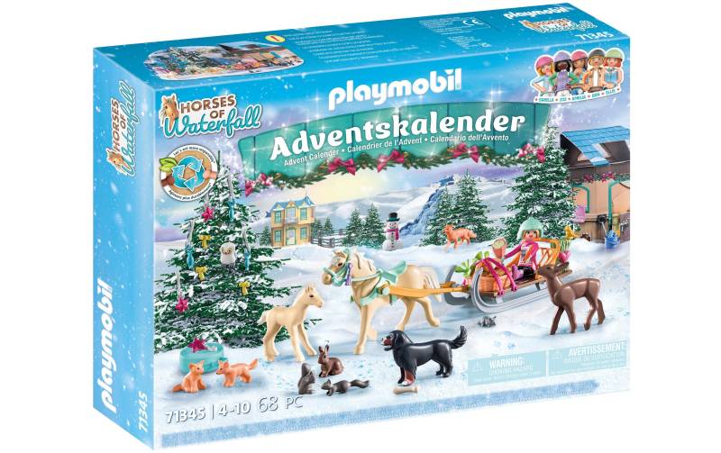 Playmobil® Adventskalender »Pferde: Weihnachtliche Schlittenfahrt 2024«, ab 4 Jahren von Playmobil®