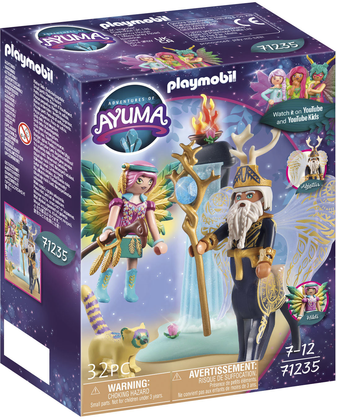 Playmobil® Konstruktions-Spielset »Abjatus mit Knight Fairy Hildi (71235), Adventures of Ayuma«, (32 St.), Made in Europe von Playmobil®