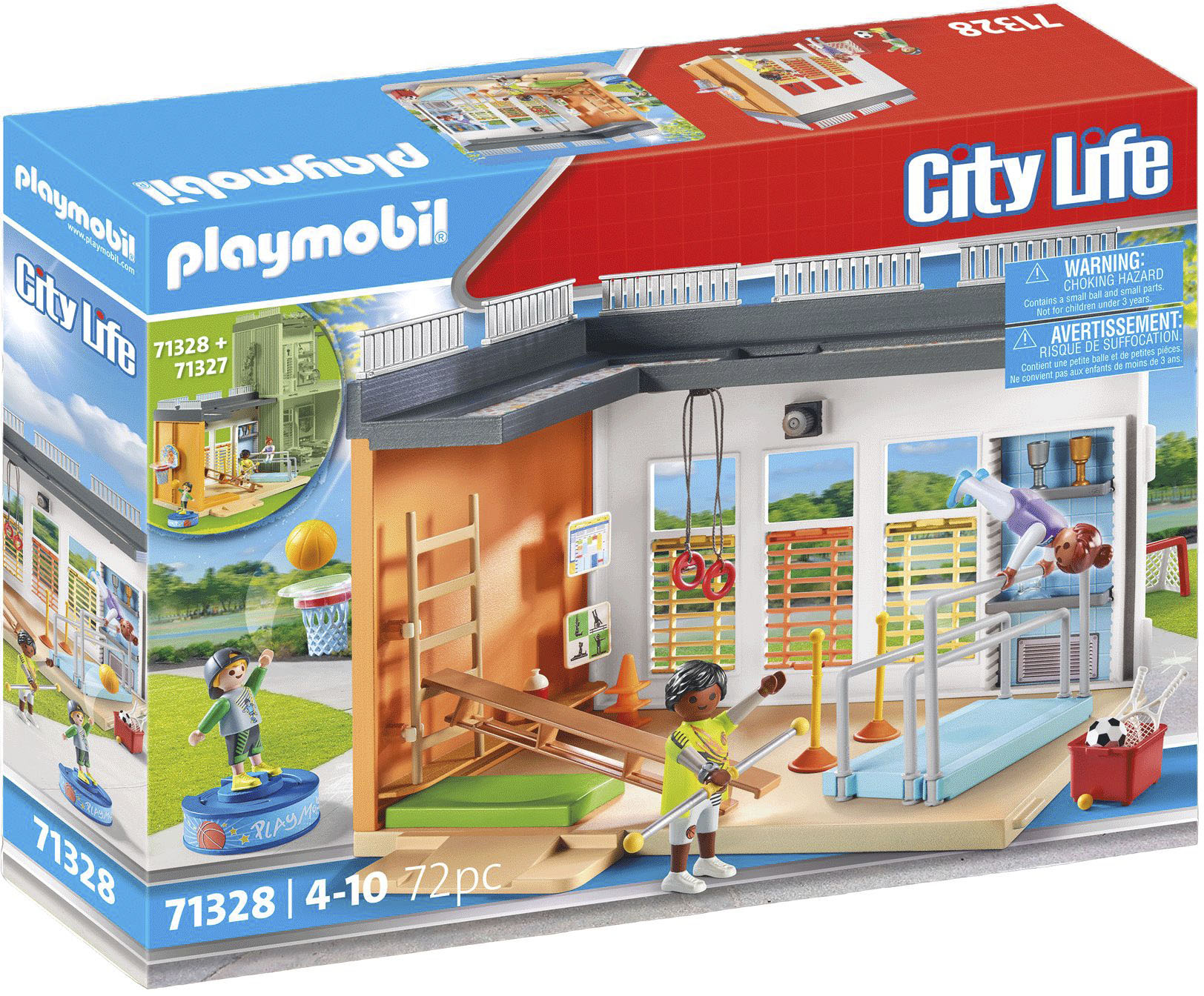 Playmobil® Konstruktions-Spielset »Anbau Turnhalle (71328), City Life«, (72 St.), Made in Germany von Playmobil®