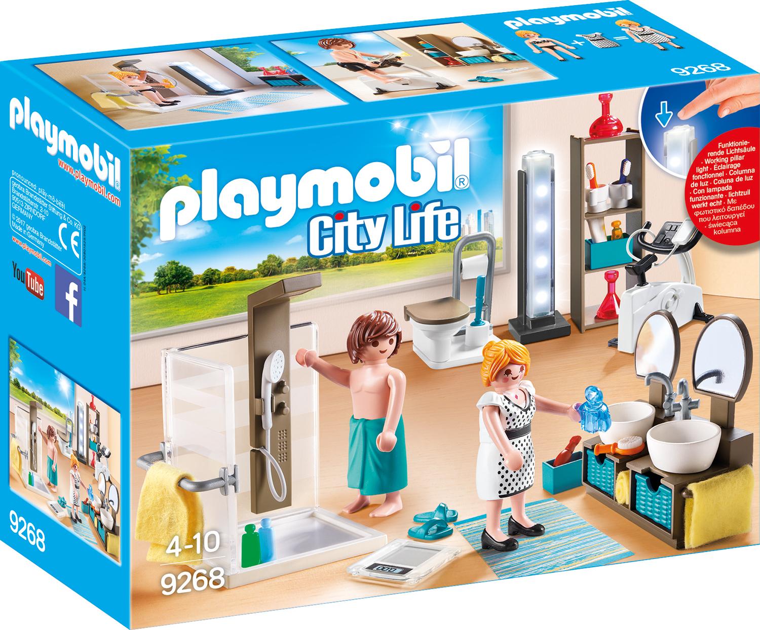 Playmobil® Konstruktions-Spielset »Badezimmer (9268), City Life«, Made in Germany von Playmobil®