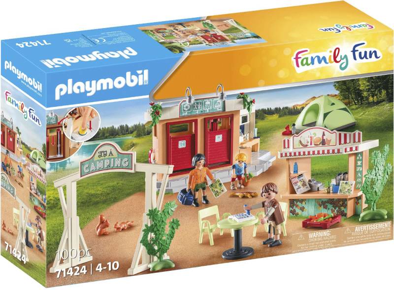 Playmobil® Konstruktions-Spielset »Campingplatz (71424), Family & Fun«, (100 St.) von Playmobil®