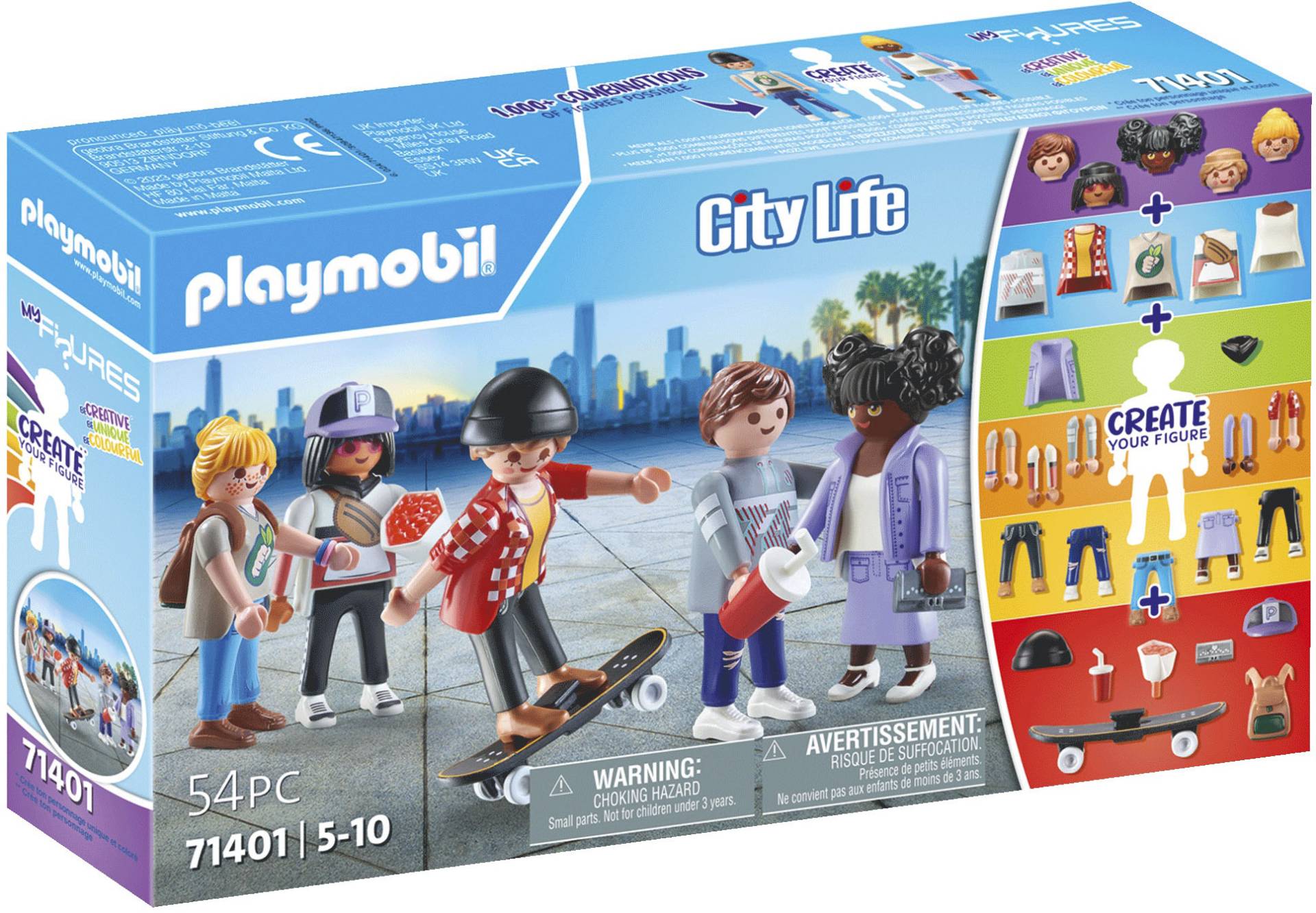 Playmobil® Konstruktions-Spielset »My City Life, Fashion (71401), My Figures«, (54 St.) von Playmobil®