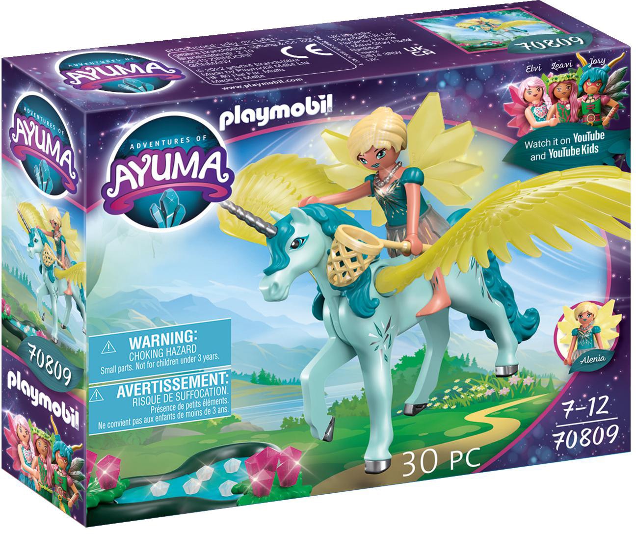 Playmobil® Konstruktions-Spielset »Crystal Fairy mit Einhorn (70809), Adventures of Ayuma«, (30 St.), Made in Europe von Playmobil®