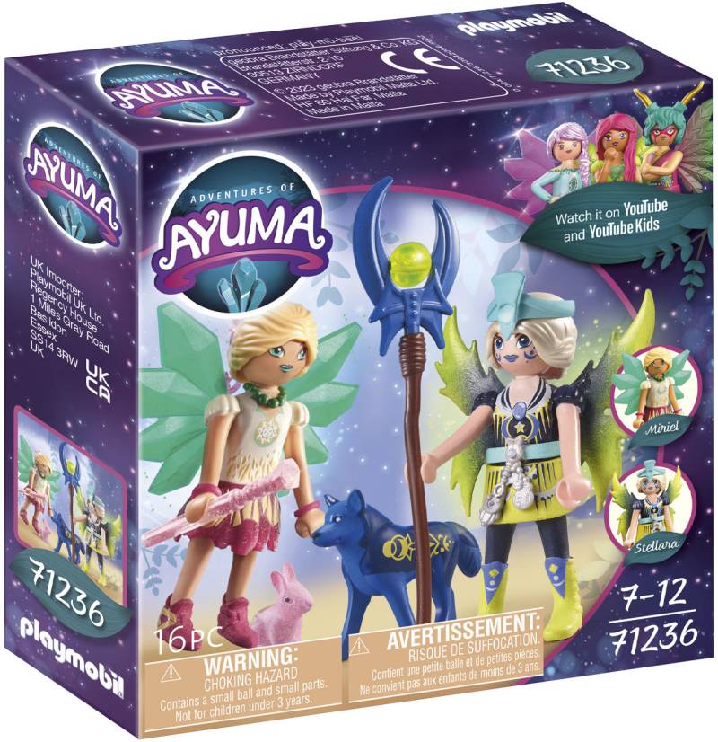 Playmobil® Konstruktions-Spielset »Crystal- und Moon Fairy mit Seelentieren (71236), Adventures of Ayuma«, (16 St.), Made in Europe von Playmobil®