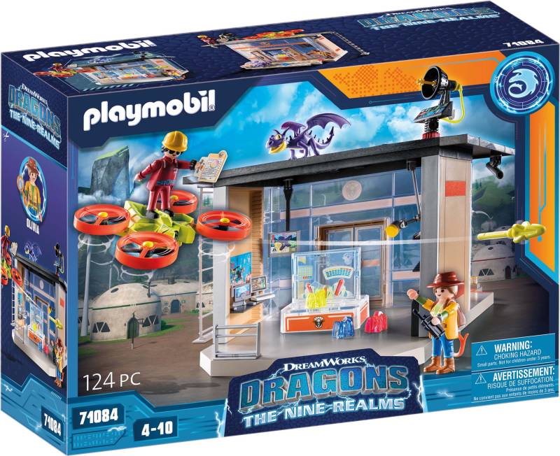 Playmobil® Konstruktions-Spielset »Dragons: The Nine Realms - Icaris Lab (71084)«, (124 St.), Made in Germany von Playmobil®