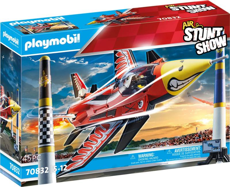 Playmobil® Konstruktions-Spielset »Düsenjet "Eagle" (70832), Air Stuntshow«, (45 St.), Made in Germany von Playmobil®