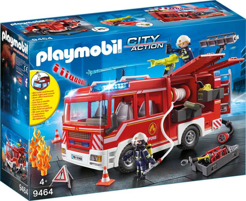 Playmobil® Konstruktions-Spielset »Feuerwehr-Rüstfahrzeug (9464), My Action Heroes«, Made in Germany von Playmobil®