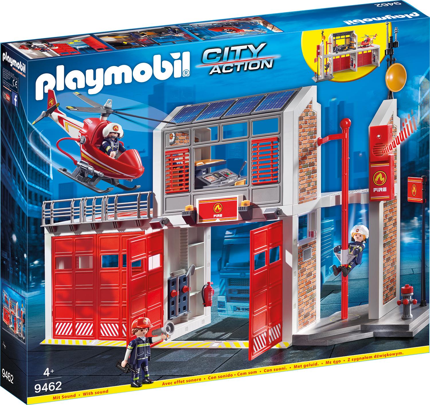 Playmobil® Konstruktions-Spielset »Grosse Feuerwache (9462), My Action Heroes«, Made in Germany von Playmobil®