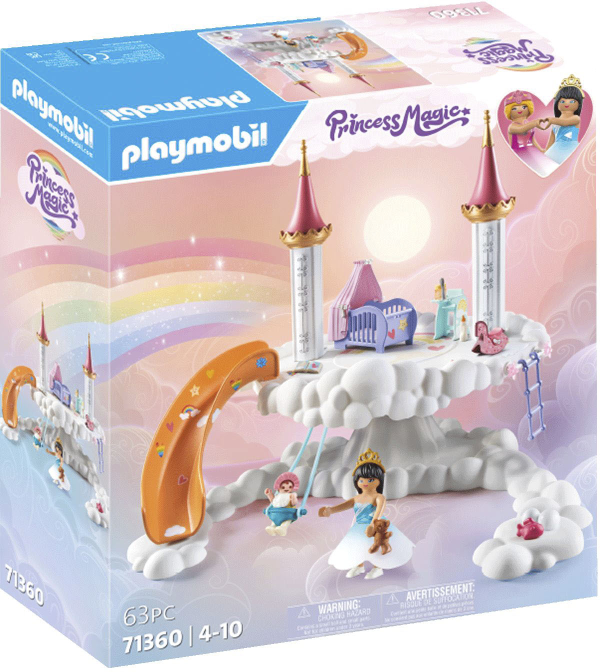 Playmobil® Konstruktions-Spielset »Himmlische Babywolke (71360), Princess Magic«, (63 St.), Made in Germany von Playmobil®