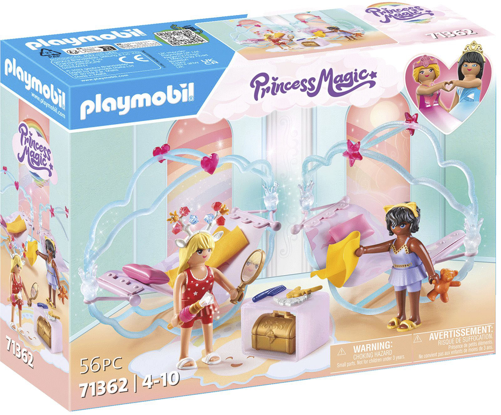 Playmobil® Konstruktions-Spielset »Himmlische Pyjamaparty (71362), Princess Magic«, (56 St.), Made in Europe von Playmobil®