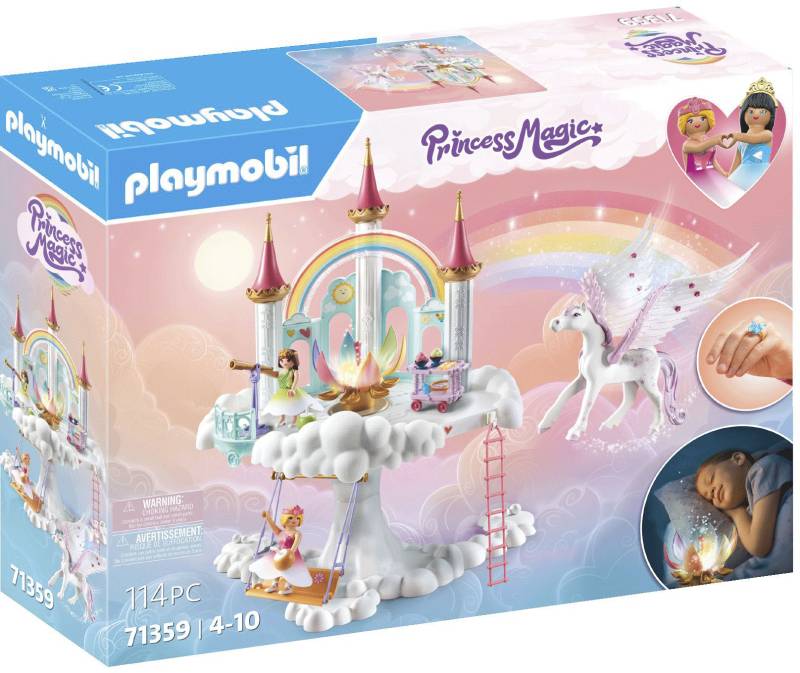 Playmobil® Konstruktions-Spielset »Himmlisches Regenbogenschloss (71359), Princess Magic«, (114 St.) von Playmobil®