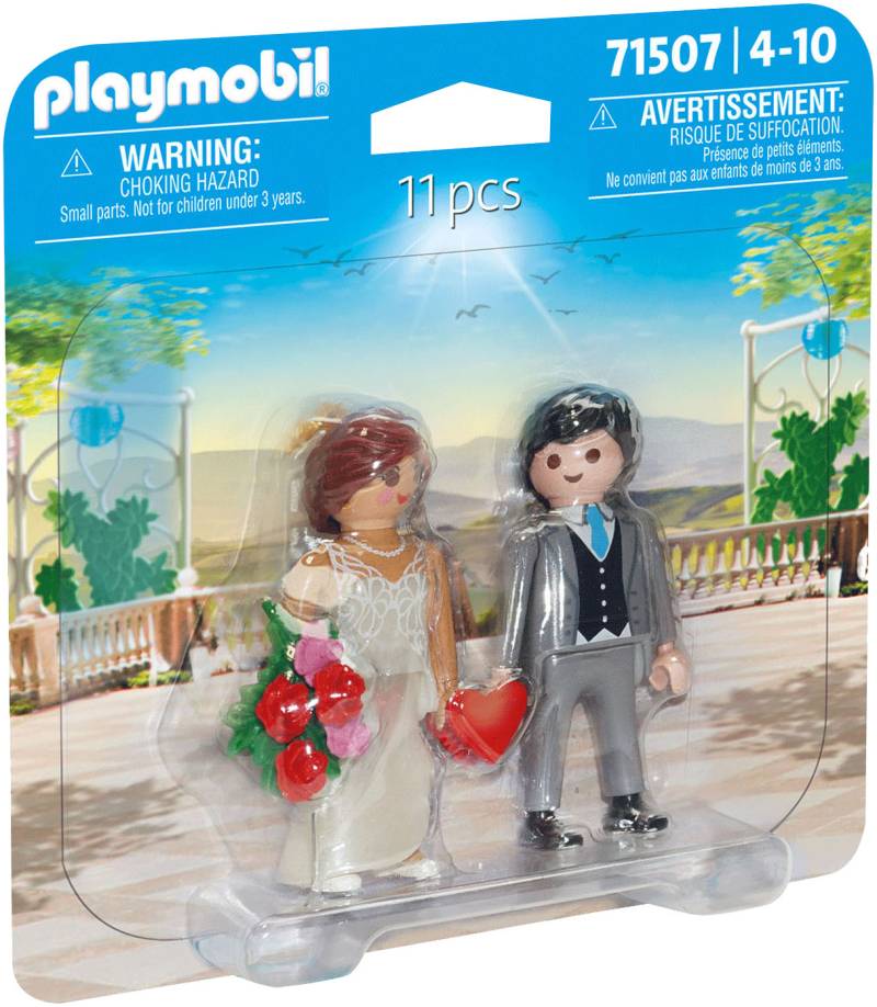 Playmobil® Konstruktions-Spielset »Hochzeitspaar (71507), Duo Pack«, (11 St.), Made in Europe von Playmobil®