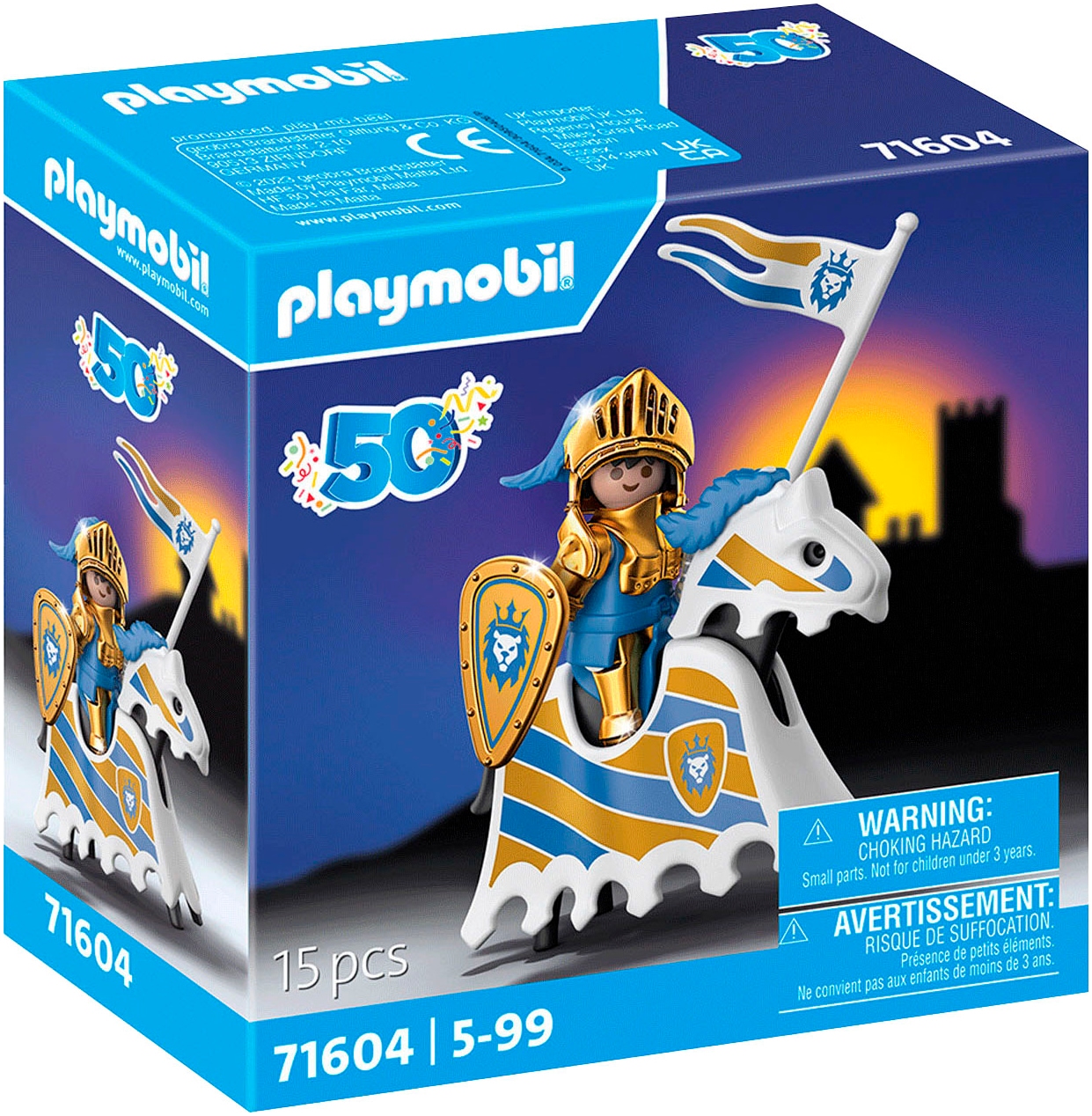 Playmobil® Konstruktions-Spielset »Jubiläums-Ritter (71604), Playmobil«, (15 St.), Made in Europe von Playmobil®