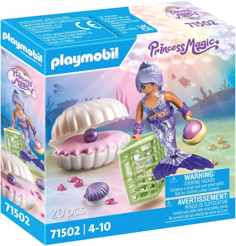 Playmobil® Konstruktions-Spielset »Meerjungfrau mit Perlmuschel (71502), Princess Magic«, (20 St.), Made in Europe von Playmobil®