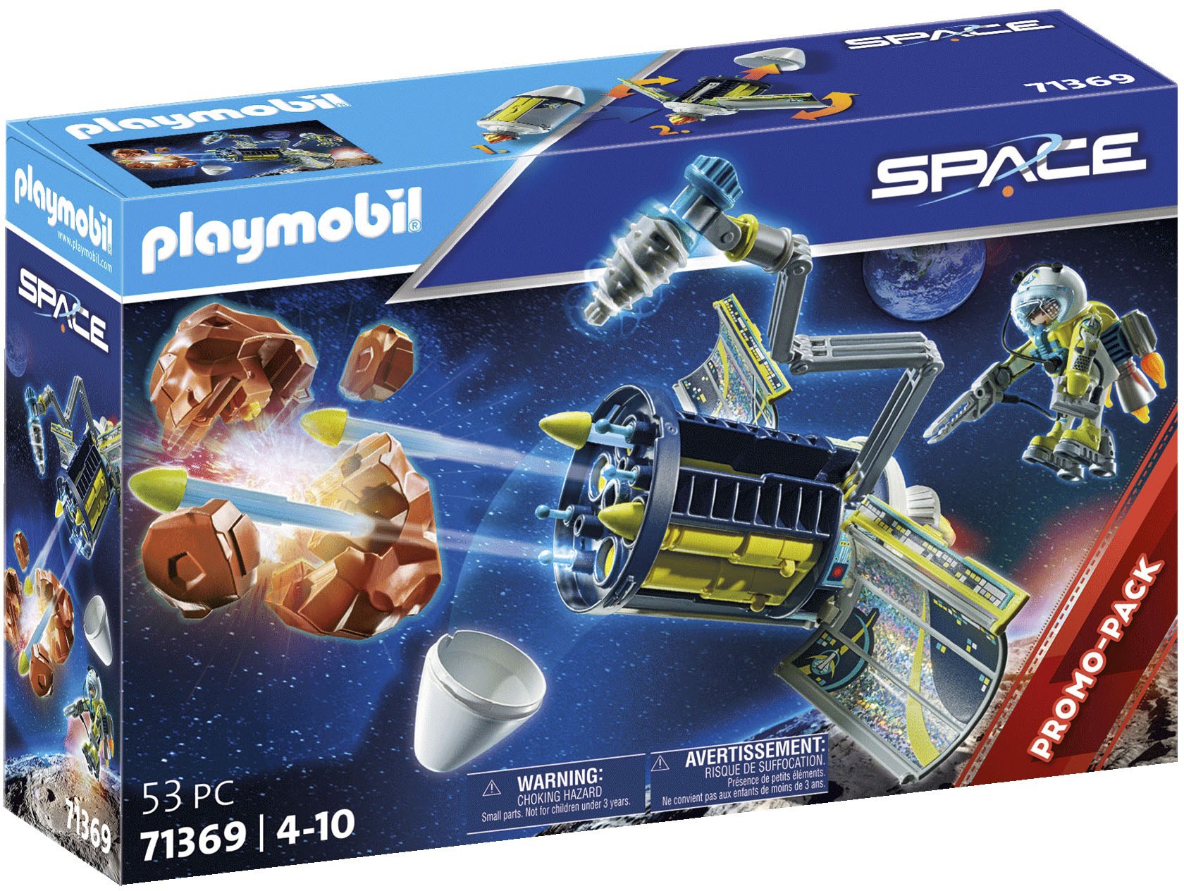 Playmobil® Konstruktions-Spielset »Meteoroiden-Zerstörer (71369), Space«, (53 St.) von Playmobil®